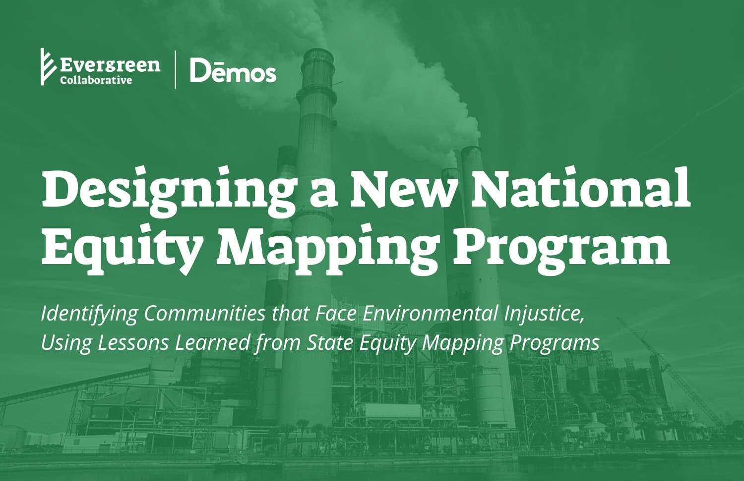 Designing a New National Equity Mapping Program