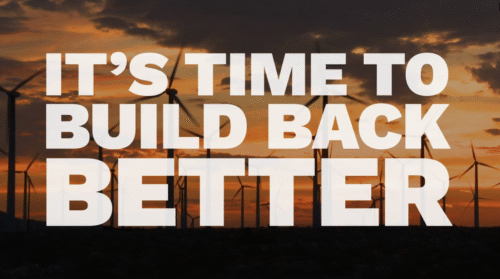 It's Time to Build Back Better